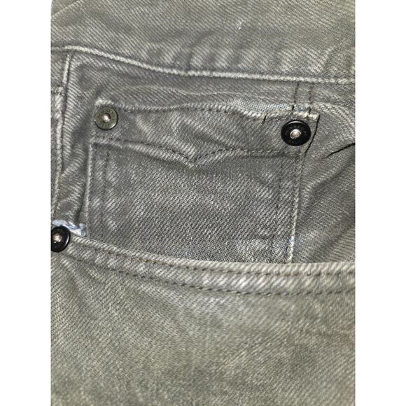 Burberry Brit Denim Jeans Mens Size 30 X 32 Straight Leg Olive Green Pockets EUC - Picture 8 of 16